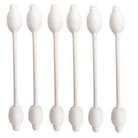 Baby Cotton Swabs, Organic Chlorine-Free Safety Swabs for Kids or Newborn Babies, 100% Biodegradable Gentle Baby Qtips, Cruelty-Free & Hypoallergenic Children Cotton Buds (4 packs of 55 ct. Total 220)