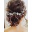 JAKAWIN Bride Wedding Hair Vine Flower Hair Piece Silver Bridal Headpiece Accessories for Women HV067