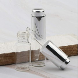 Kesell 10ml Essential Oil Dropper Bottles Transparent Glass Bottle with Silver Pressure Pump 0.3oz Refillable Portable Cosmetic Container for Travel Daily Life, Pack of 8 Kesell 10ml Essential Oil Dropper Bottles Transparent Glass Bottle with Silver Pressure Pump 0.3oz Refillable Portable Cosmetic Container for Travel Daily Life, Pack of 8