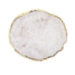 AKOAK 1 Pack Natural Resin Agate Phnom Penh Nail Glue Palette Crystal Edge Shooting Props Toning Works Display Board Tool (Light Gray)