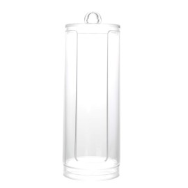 BBDOU Cosmetic Cotton Pad Holder - Acrylic Makeup Remover Organizer with Dispenser & Storage Rack BBDOU Cosmetic Cotton Pad Holder - Acrylic Makeup Remover Organizer with Dispenser & Storage Rack