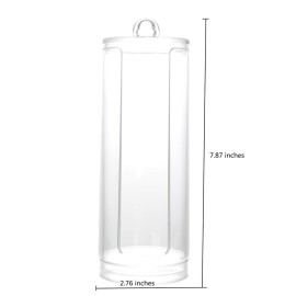 BBDOU Cosmetic Cotton Pad Holder - Acrylic Makeup Remover Organizer with Dispenser & Storage Rack BBDOU Cosmetic Cotton Pad Holder - Acrylic Makeup Remover Organizer with Dispenser & Storage Rack