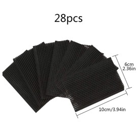 Hair Pad Packing 28 Seamless Hair Sticker Clip Posts Tape Fringe Patch (Black) Hair Pad Packing 28 Seamless Hair Sticker Clip Posts Tape Fringe Patch (Black)