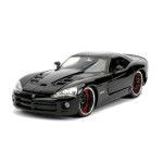 Fast & Furious Letty\'s Dodge Viper SRT 10 1/24 Scale Diecast Car Black