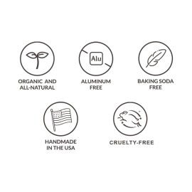 Unscented Charcoal Natural Deodorant for Men & Women, Organic, Aluminum Free, Baking Soda Free Deodorant for Sensitive Skin, Made with Magnesium and Charcoal, Long Lasting, 2.2oz, by Fabula Nebulae