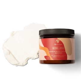 As I Am Jamaican Black Castor Oil Smoothie 16 oz - with Ceramide, Vitamin C & E - Enhanced Curl Definition - Lightweight - Strong Hold - Flake Free - Reduces Breakage & Tangles As I Am Jamaican Black Castor Oil Smoothie 16 oz - with Ceramide, Vitamin C & E - Enhanced Curl Definition - Lightweight - Strong Hold - Flake Free - Reduces Breakage & Tangles