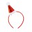 LUX ACCESSORIES Red Christmas Holiday Party Hat Fashionable Girls Headband