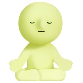 Smiski Dreams Glow in The Dark Figure, Yoga Series, Random Style, 1 Pack