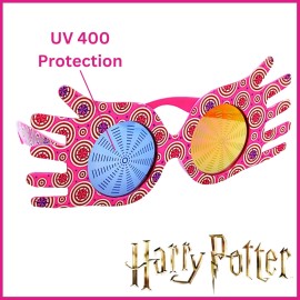 Sun-Staches Luna Lovegood Spectrespecs | Official Wizarding World Sunglasses | Harry Potter Costume Accessory | UV400 Lenses | One Size Fits Most