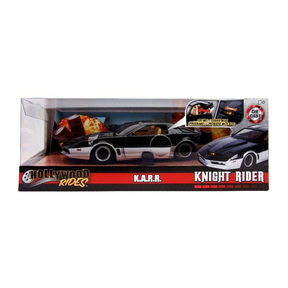 Jada Toys Hollywood Rides Knight Rider K.A.R.1982 Pontiac Firebird 1: 24 Diecast Vehicle with Light Up Feature