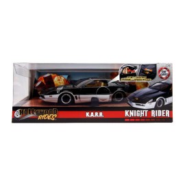 Jada Toys Hollywood Rides Knight Rider K.A.R.1982 Pontiac Firebird 1: 24 Diecast Vehicle with Light Up Feature