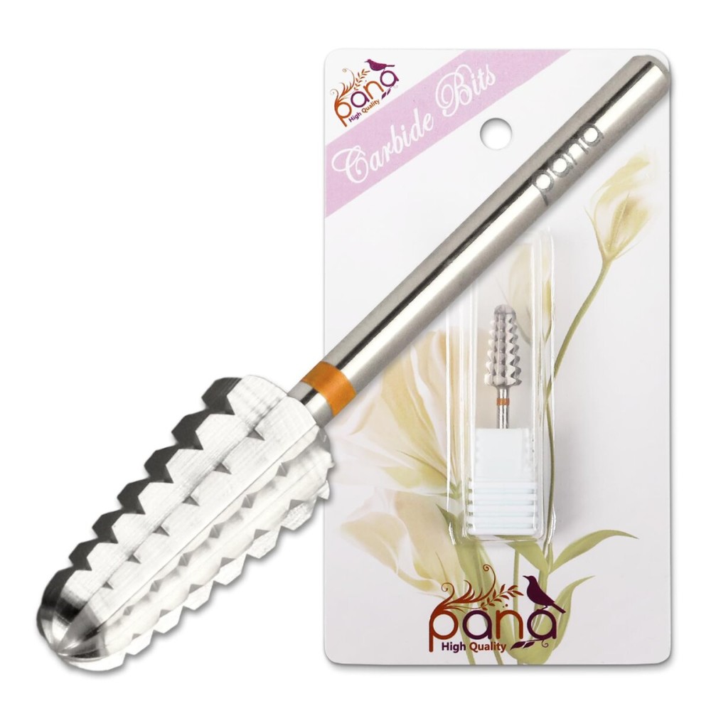 USA 1 PANA Volcano Shaped Nail Carbide Bit - 3/32 - One Way (2X Coarse, Silver)