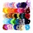Chloven 55 Pcs Premium Velvet Hair Scrunchies Elastics Bobbles Hair Bands Scrunchy Hair Ties Ropes Scrunchies for Women Girls Accessories