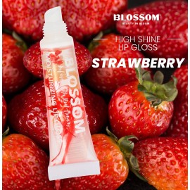 Blossom Scented Moisturizing Lip Gloss Tubes, Infused with Real Flowers, 0.9 fl. oz/27ml, 3 pack Full Size Gift Set, Strawberry/Raspberry/Mango Blossom Scented Moisturizing Lip Gloss Tubes, Infused with Real Flowers, 0.9 fl. oz/27ml, 3 pack Full Size Gift Set, Strawberry/Raspberry/Mango