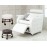 Elitzia Pedicure Stool Beauty Salon Foot Bath Footstool Two Colors Optional ET28499 White Colour Thick Foam Support Quality Wheels