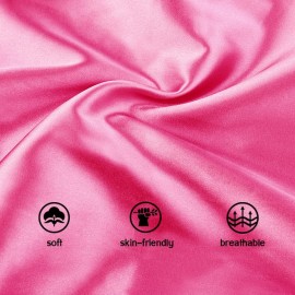 greatremy Satin Hair Bonnet Sleep Cap,Silky Bonnets for Women Curly Natural Hair Rose/Beige Sleeping Night Cap Big Large Bonnet Adjustable Double Layer with Drawstring