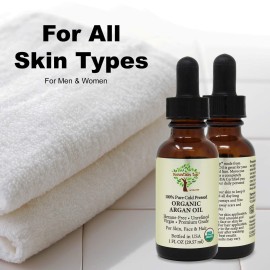MOUNTAIN TOP Argan Oil USDA Organic 100% Pure Cold Pressed Unrefined - Premium Grade Pure Moisturizer for Dry & Damaged Skin, Hair, Face, Body, Scalp & Nails MOUNTAIN TOP Argan Oil USDA Organic 100% Pure Cold Pressed Unrefined - Premium Grade Pure Moisturizer for Dry & Damaged Skin, Hair, Face, Body, Scalp & Nails