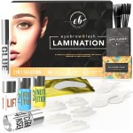 Eyebrow and Lash Lamination Kit | At Home DIY and Salon Use | 2in1 Professional Brow Lamination Kit and Lash Lift | Instant Lift For Fuller Eye Brows and Longer Eyelashes