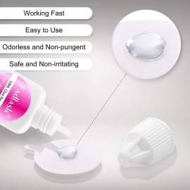 Eyelash Extension Remover Non-irritating Lash Remover for Lash Extensions Fast Action Dissolves Eyelash Remover FADLASH Eyelash Extensions Glue Remover 10ml Gel Remover for Eyelash Extensions