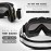 OutdoorMaster OTG Ski Goggles - Over Glasses Ski/Snowboard Goggles for Men, Women & Youth - 100% UV Protection (Stripe Frame + VLT 11.7% Grey Lens)