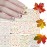 Kalolary Autumn Fall Nail Art Stickers Decals Maple Leaves Decals 3D Nail Stickers Harvest Pumpkin Maple Leaves Sunflower Squirrel for Women Girls Kids DIY Nail Design-12 Sheets