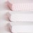 NODNAL CO. 3 Fitted Crib Sheets Pink Set for Baby Girl - 100% Oeko-TEX Cotton Nursery Bedding - Pink/White Chevron, Polka Dot, and Stripe - for Standard Baby or Toddler Crib Mattress 28x52x9 Sheet