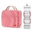Bosidu Hanging Travel Toiletry Bag, Large Capacity Cosmetic Travel Toiletry Organizer for Women with 4 Compartments & 1 Sturdy Hook, Perfect for Daily Use/Valentines\' Day