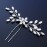 Unicra Bride Wedding Crystal Hair Pins Bridal Hair Pieces Wedding Hair Accessories for Women and Girls Pack of 1 (Silver)