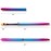 SILPECWEE 1Pc Acrylic Nail Ombre Brush Kolinsky Gradient Design Handle UV Gel Polish Nail Art Painting Lace Pen Manicure Salon Tools