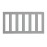 Oxford Baby Emerson Crib to Toddler Bed Guard Rail Conversion Kit, Dove Gray, GreenGuard Gold Certified