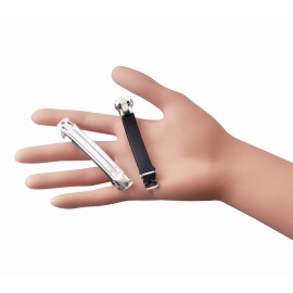 French Barrette Hair Clips for DIY Craft Project (Silver 80mm with Leather Protect) French Barrette Hair Clips for DIY Craft Project (Silver 80mm with Leather Protect)