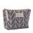 Shuiniba Portable Large Capacity Print Cosmetic Bag Travel Makeup Bag Toiletry Bags 8.3 x 5.1inch - Grey