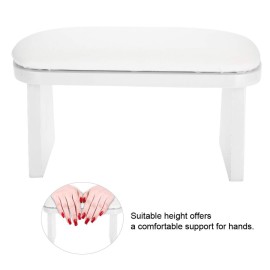 Nail Arm Rest,Manicure Hand Rest Cushion Arm Wrist Holder Mat,Faux Leather Manicure Nail Art Accessories Tool for home/Nail Solon(White) Nail Arm Rest,Manicure Hand Rest Cushion Arm Wrist Holder Mat,Faux Leather Manicure Nail Art Accessories Tool for home/Nail Solon(White)