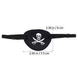 Tvoip 2Pcs Adult and Kids Eye Patch Pirate Skull Style Party Mask For Soft Adjustable Single Eye Cover For Amblyopia Lazy Strabismus Party Tvoip 2Pcs Adult and Kids Eye Patch Pirate Skull Style Party Mask For Soft Adjustable Single Eye Cover For Amblyopia Lazy Strabismus Party