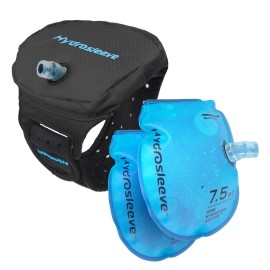 Hydrosleeve Package, Hands-Free Armband Hydration Pack and Hydration System for Runners and Athletes (Ocean Blue, Large)