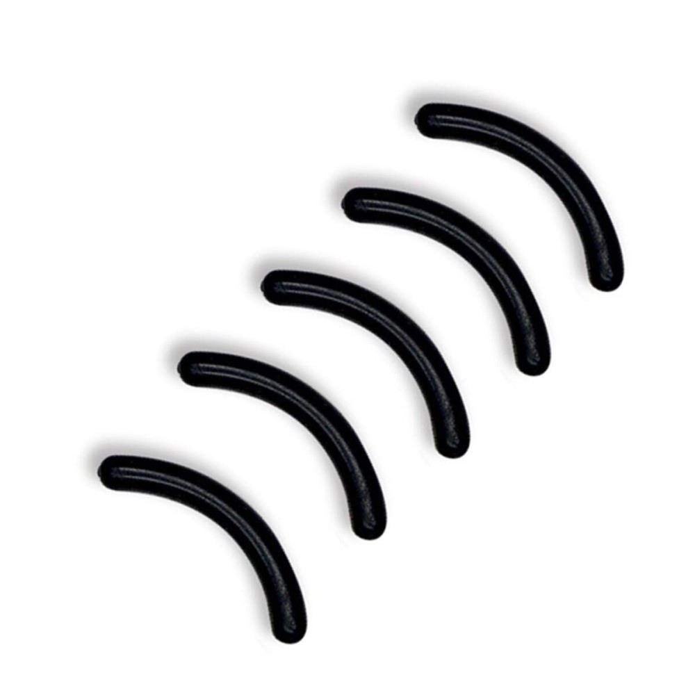 24 Pcs Curler Refill Eyelash Curler Refill Pads Silicone Rubber Curler Replacement Refills Pads for Universal Eyelash Curler Black