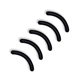 24 Pcs Curler Refill Eyelash Curler Refill Pads Silicone Rubber Curler Replacement Refills Pads for Universal Eyelash Curler Black