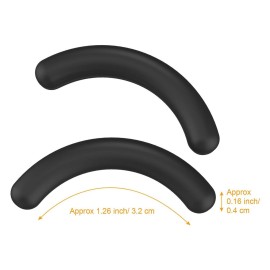 24 Pcs Curler Refill Eyelash Curler Refill Pads Silicone Rubber Curler Replacement Refills Pads for Universal Eyelash Curler Black