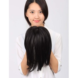 LesafeV Side-Part Straight Topper Clip in Forehead Hairpiece with Bangs for Women with Thin Hair 10 Light Brown LesafeV Side-Part Straight Topper Clip in Forehead Hairpiece with Bangs for Women with Thin Hair 10 Light Brown