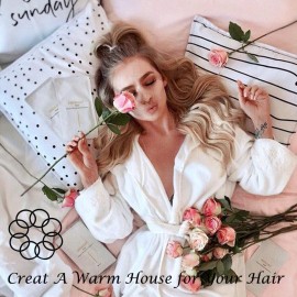 Strong Elastic Hair Ties - 120 Count No Metal Rubber Hair Bands, No Pull Ponytail holder, Great for Thick, Heavy, Curly Hair, Mother Daughter, Daily Wear