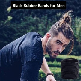 Strong Elastic Hair Ties - 120 Count No Metal Rubber Hair Bands, No Pull Ponytail holder, Great for Thick, Heavy, Curly Hair, Mother Daughter, Daily Wear