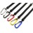 Longdex Fishing Lanyard 5PCS Stretchy Spiral Coil Keychain Fishing Lanyard with Color Carabiner