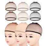 MORGLES Mesh Wig Cap for Women Men, Kids, 6PCS Hair Net for Wig Closed End, Brown, Beige, Black