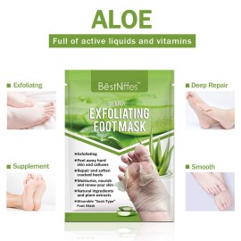 Foot Peel Mask Peach (5 Packs), Deep Moisturizing Exfoliating Socks, Dry Cracked Feet Repair Dead Skin Remover, Soft Baby Feet Peeling Mask (Aloe Vera) Foot Peel Mask Peach (5 Packs), Deep Moisturizing Exfoliating Socks, Dry Cracked Feet Repair Dead Skin Remover, Soft Baby Feet Peeling Mask (Aloe Vera)