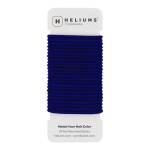 Cyndibands Elastic Hair Ties - Navy Blue - No Damage 4mm Ponytail Holders for Women & Kids, 24-Pack Hair Elastics in Neutral Colors