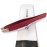 Tweezers - Surgical Grade Stainless Steel - Slant Tip for Expert Eyebrow Shaping and Facial Hair Removal - with Protective Pouch - Best Tweezer for Men and Women (Ruby Red)