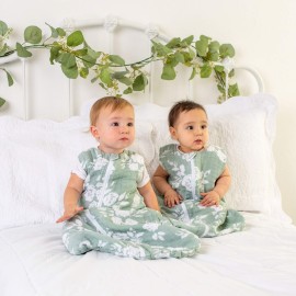 Bebe au Lait Classic Muslin Bedtime Sleeper, 6-12 Months - Vintage Floral