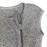 HonestBaby Organic Cotton Matelasse Wearable Blanket, Gray Heather, Medium