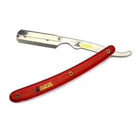 Classic Samurai CS-101 Red Stainless Steel Professional Barber Straight Edge Razor with 15 Astra Double Edge Razor Blades Classic Samurai CS-101 Red Stainless Steel Professional Barber Straight Edge Razor with 15 Astra Double Edge Razor Blades