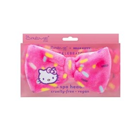 THE CRME SHOP X HELLO KITTY Celebrate Plush Spa Headband - Cruelty-Free, Vegan THE CRME SHOP X HELLO KITTY Celebrate Plush Spa Headband - Cruelty-Free, Vegan